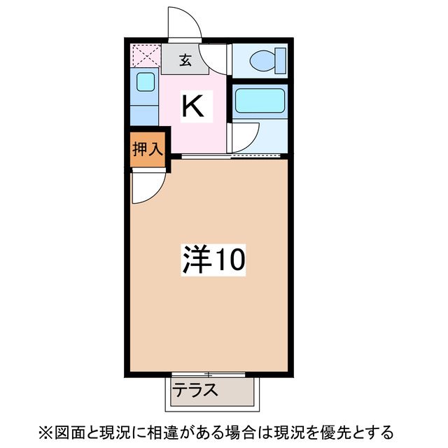 コーポカミニートB_間取り_0