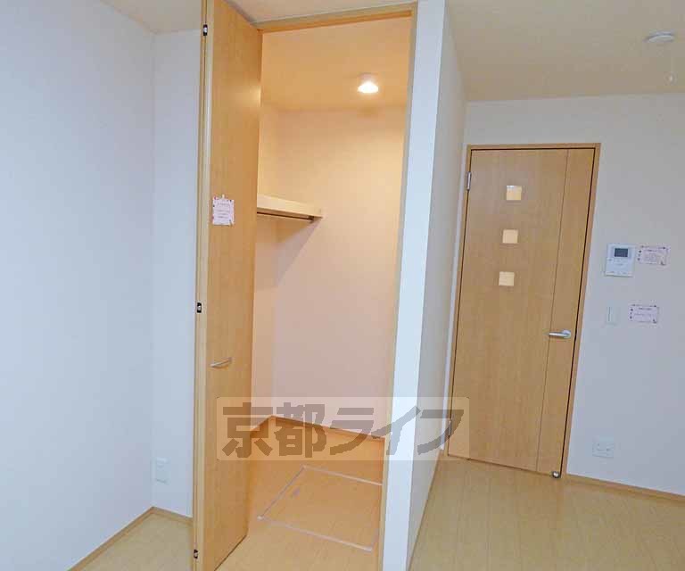 収納　ウォークインクローゼットです。