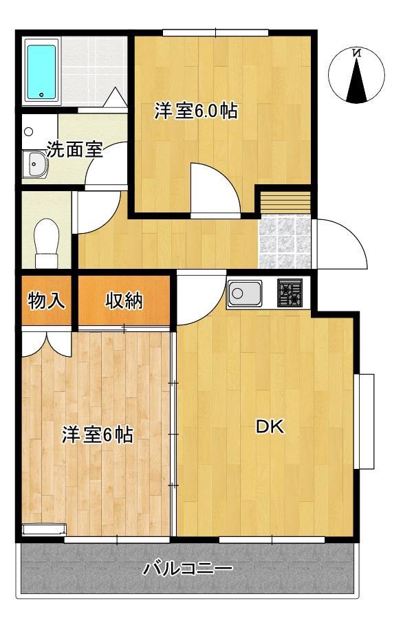 ウィンザーK_間取り_0