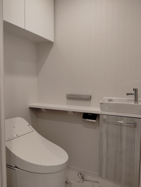 トイレ　手洗いカウンター付き