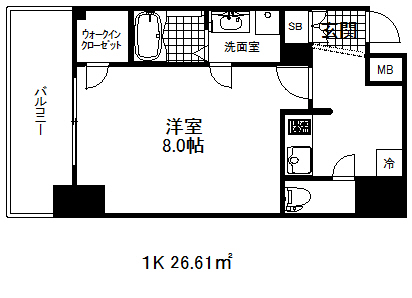 ララプレイス三宮ルミナージュの間取り
