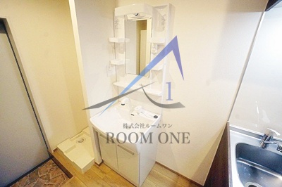 洗面設備　洗面台です。