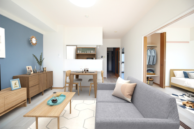 居室・リビング　※家具・家電はＣＧで合成しています