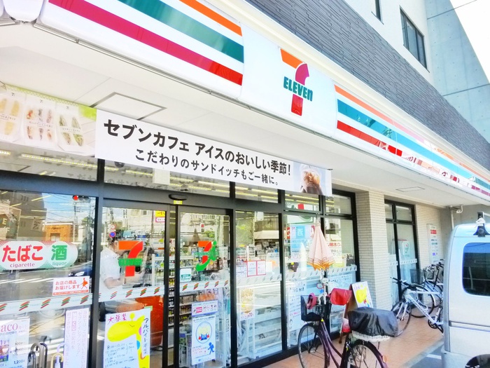 コンビニ　セブンイレブン　杉並天沼店（コンビニ）まで386m