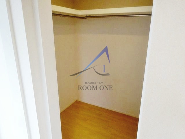 収納　ウォークインクローゼットです。