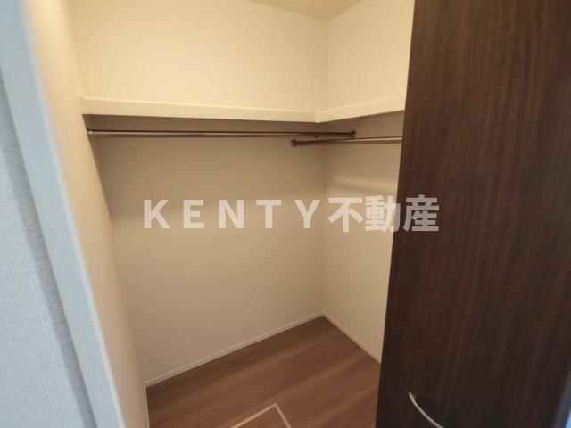 収納　たっぷりとした収納スペースです