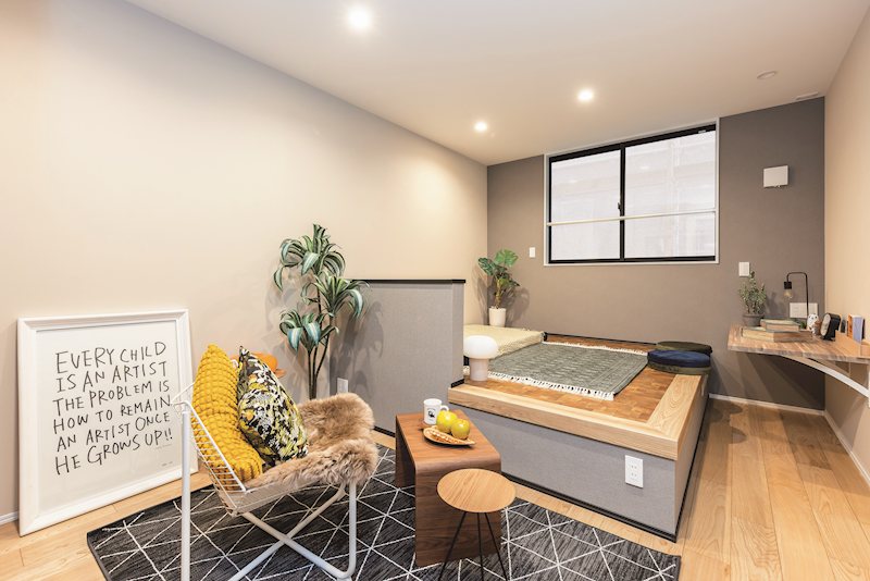 居室・リビング　※写真は102号室です。