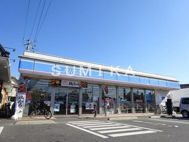 コンビニ　ローソン岡山十日市店（コンビニ）まで610m
