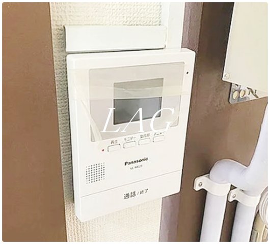 セキュリティ　モニター付きインターホンです。