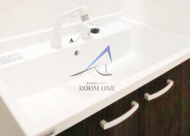 洗面設備　洗面台です。