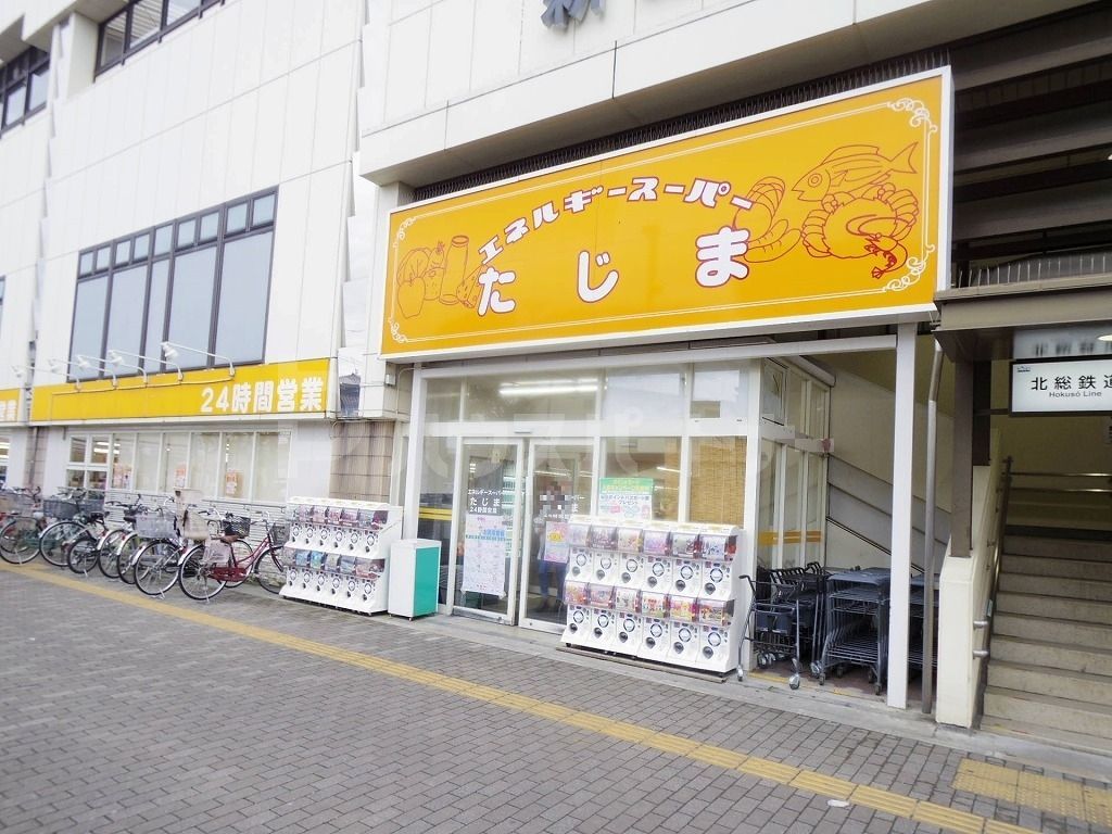 スーパー　エネルギースーパーたじま新柴又店（スーパー）まで540m