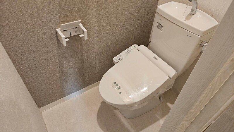 トイレ　温水洗浄便座付きのトイレ♪