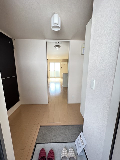 玄関　収納もある玄関です