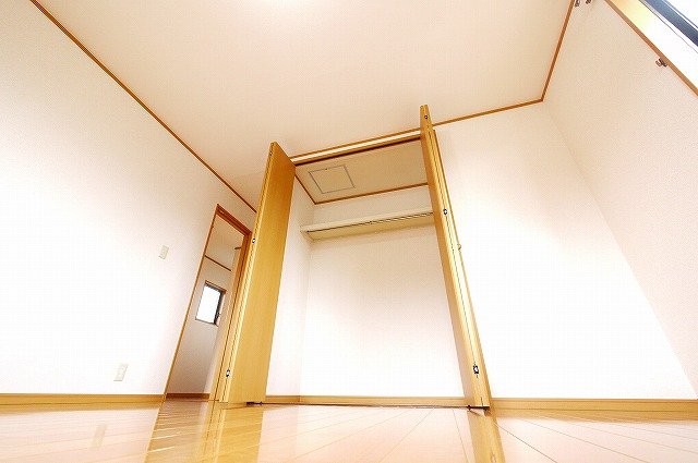 収納　たっぷりとした収納スペースです