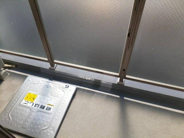 バルコニー　広いバルコニーです