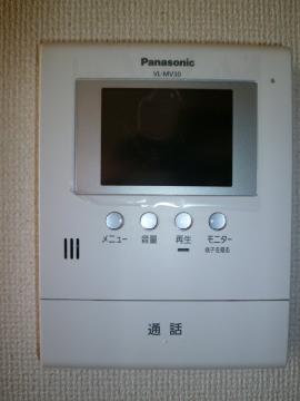 セキュリティ　カメラ付インターホン（イメージ）