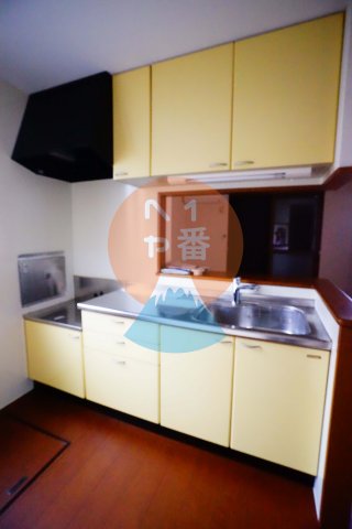 キッチン　ガスコンロ設置可能
