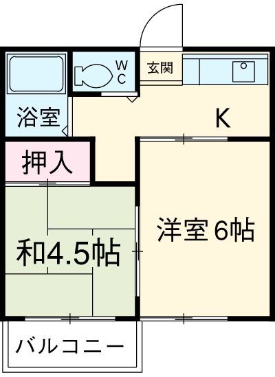 コーポイトウの間取り写真