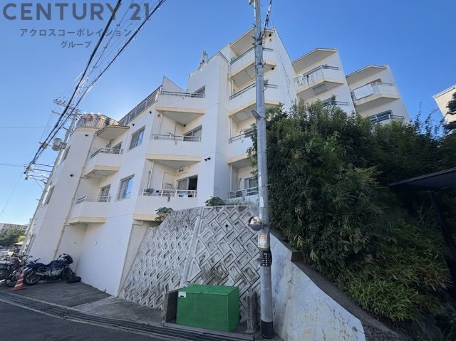 建物外観　白く日当たりのいい外観です♪