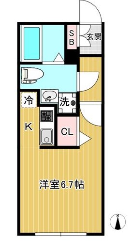 Branche中野富士見町の間取り写真