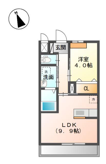 ＪＲ日豊本線 高城駅 徒歩28分 2階建 築11年の間取り写真