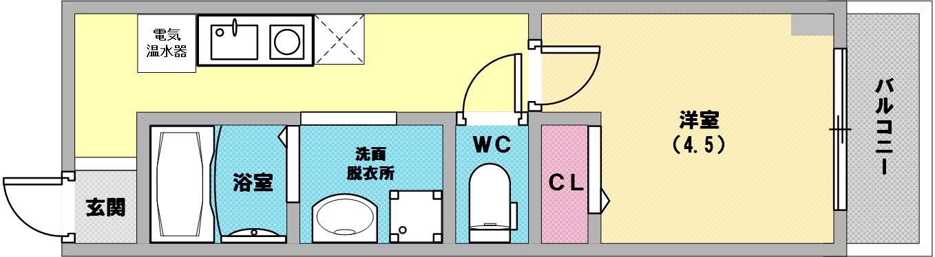 マグノリアパレスの間取り写真