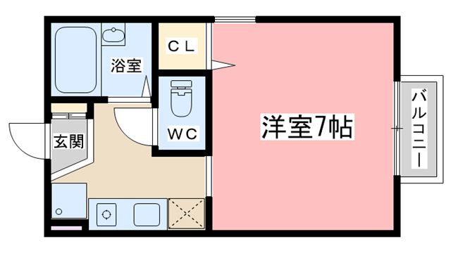 エメラルドグリーンの間取り写真