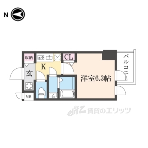 ファステート京都東寺フェイブの間取り写真