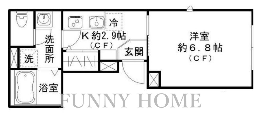 東急田園都市線 三軒茶屋駅 徒歩10分 3階建 新築の間取り写真