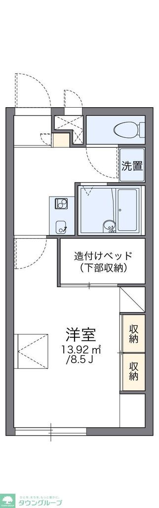 レオパレス柊の間取り写真