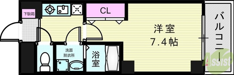サンモールアベニューの間取り写真