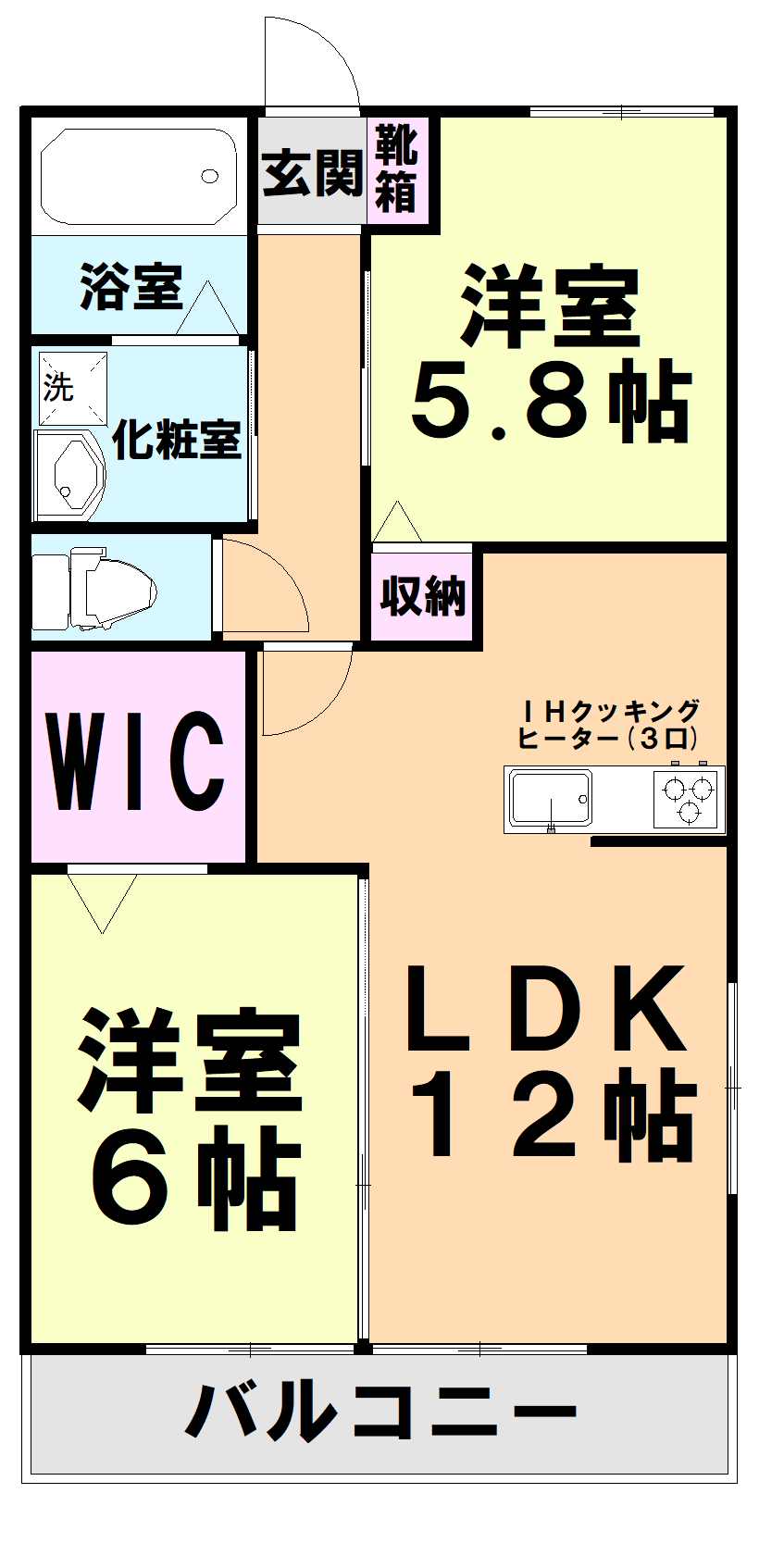 レトア井野山の間取り写真