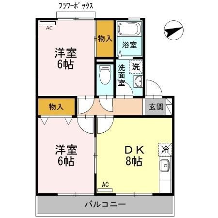 アヴァンティコート Aの間取り写真