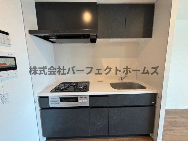 キッチン　コンパクトなキッチンで掃除もラクラク
