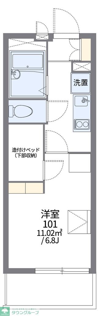 レオパレスGraceの間取り写真
