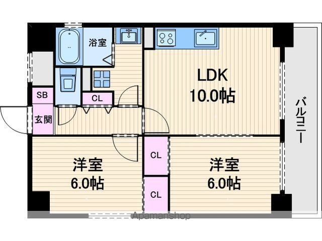 カネヒ 上本町の間取り写真