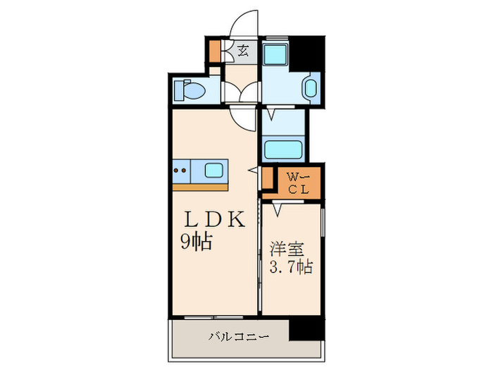 SOLUNA旦過の間取り写真