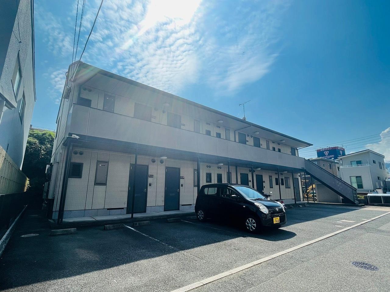 広島電鉄宮島線 楽々園駅 徒歩13分 2階建 築26年の外観写真