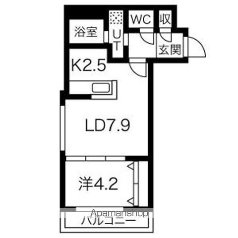 Fran北6条の間取り写真