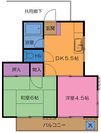 リバティハイツの間取り