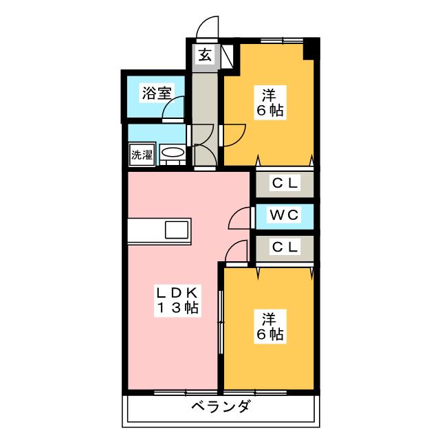 第２岐南ビルの間取り