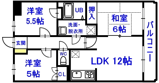 スマイル２の間取り