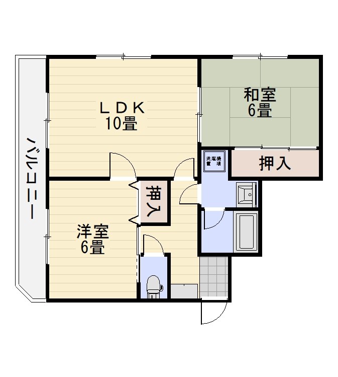 妙マンションの間取り