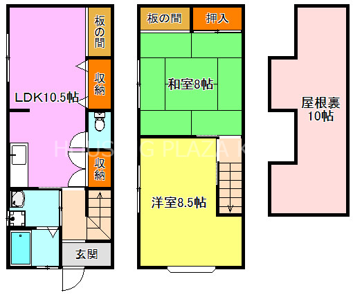 中野ハイツの間取り