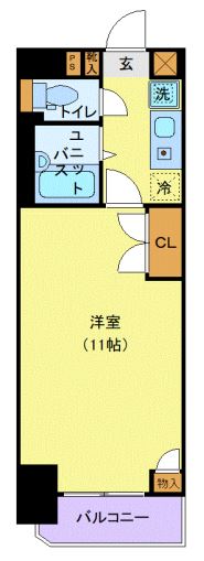 ベルビュー支倉の間取り