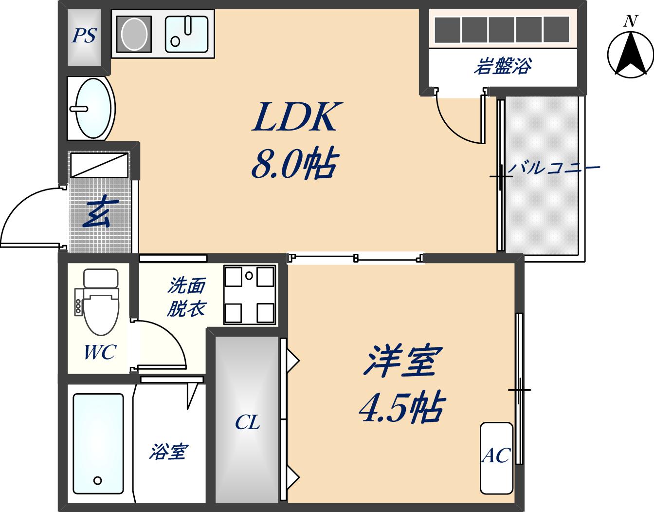 メゾンdeソレイユの間取り