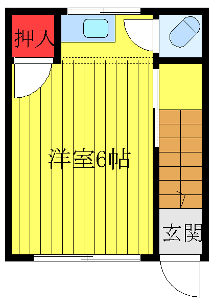 稲荷台ハウスの間取り