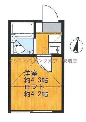 東京都板橋区若木２（アパート）の賃貸物件の間取り