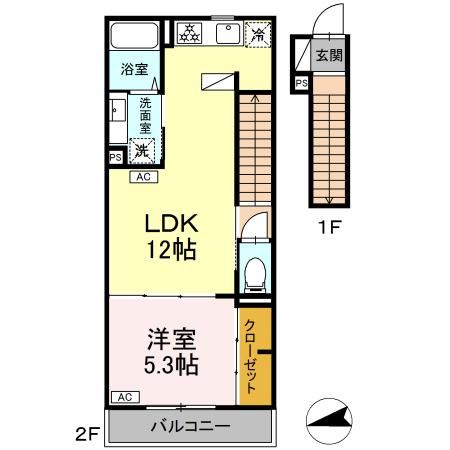 【グラナーデ成城学園前Aの間取り】