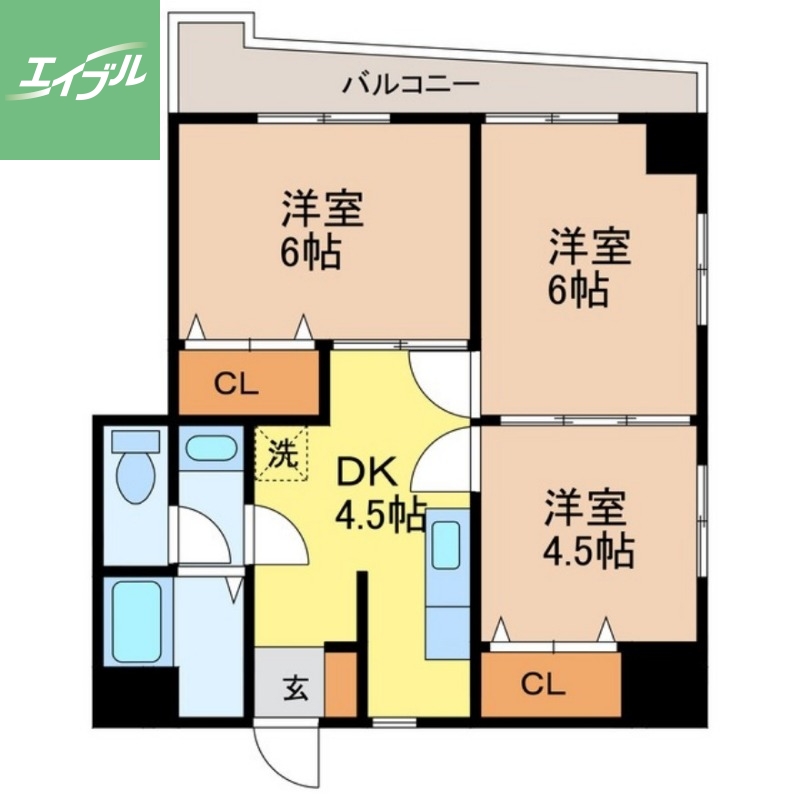 筑後屋柴田ビルの間取り